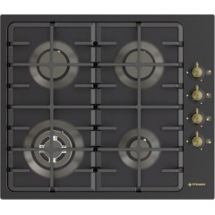 Pyramis 733071 Εστία Φυσικού Αερίου Αυτόνομη Black Metal 59x51εκ. 030062401